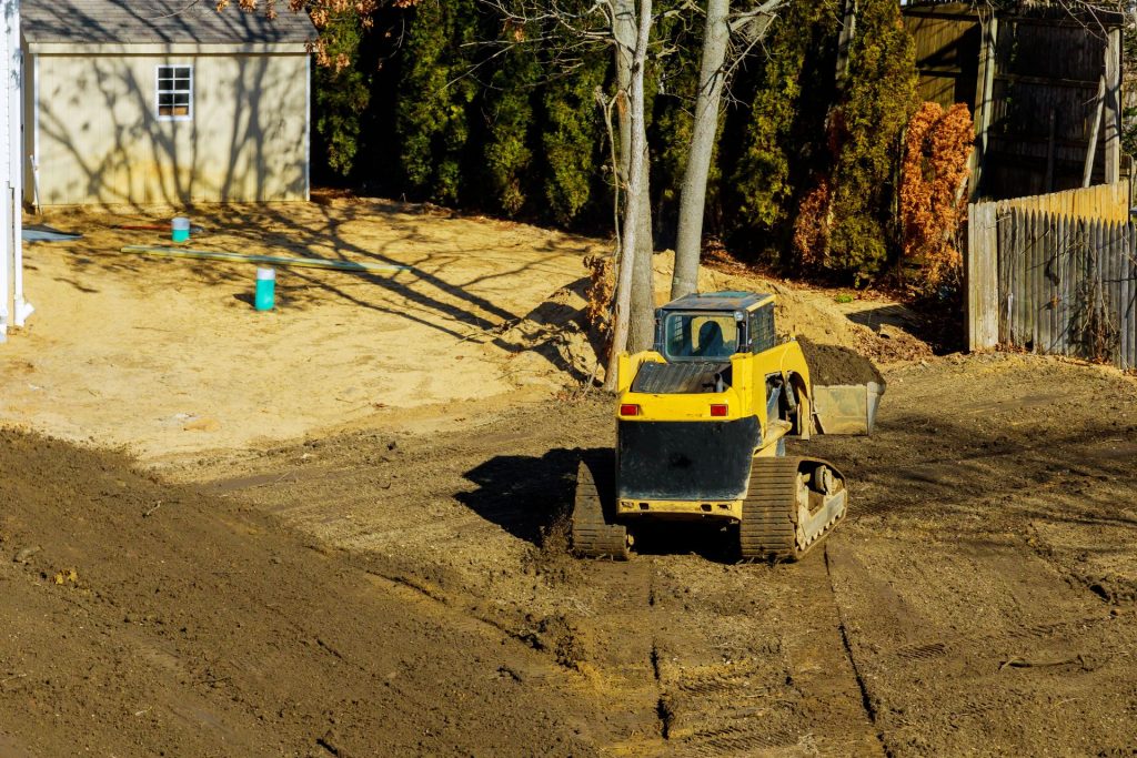 Foundation work excavation and grading 1