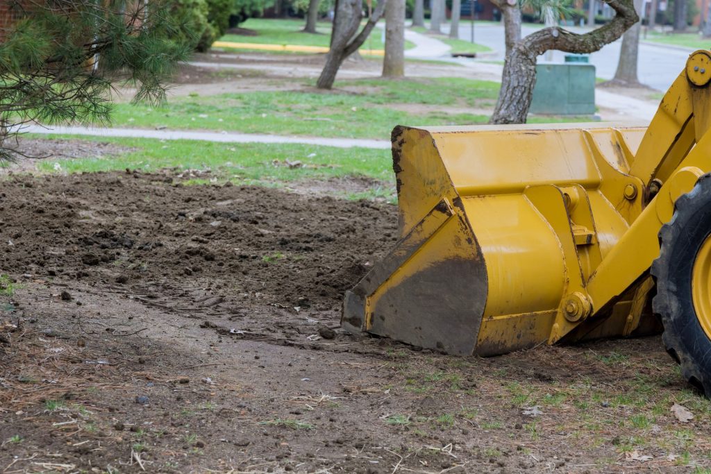 Foundation work excavation and grading 2